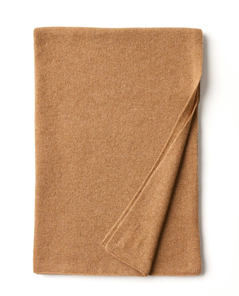 Sasha Cashmere Scarf - Camel - Mixed