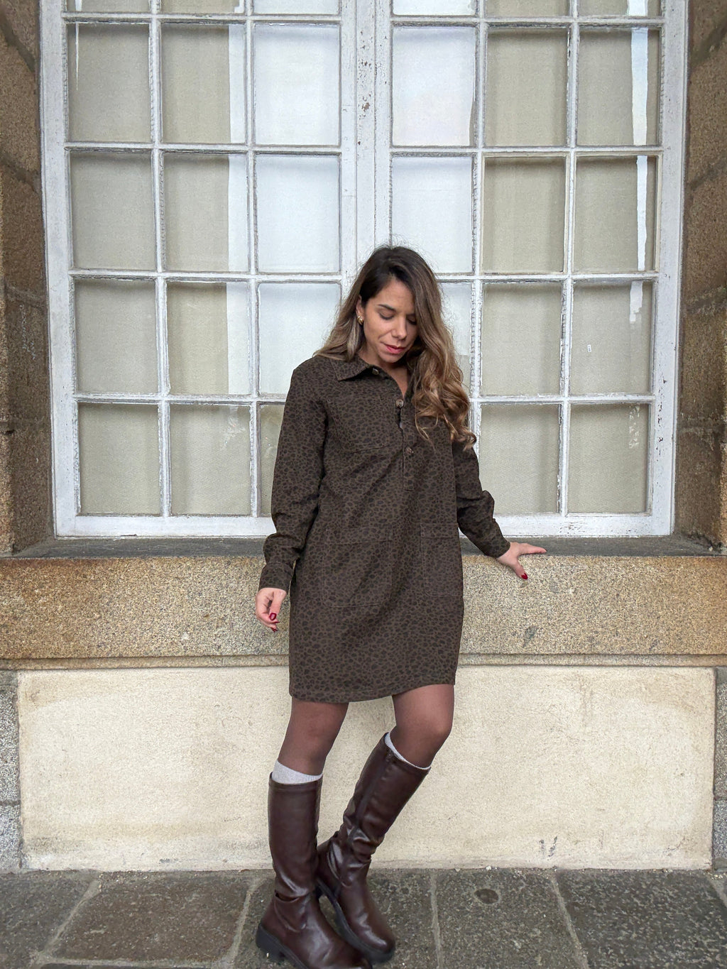 Vestido Alix leopardo