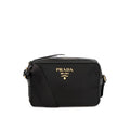 Prada - Bolso para cámara de nailon con logo - Mujeres - Negro