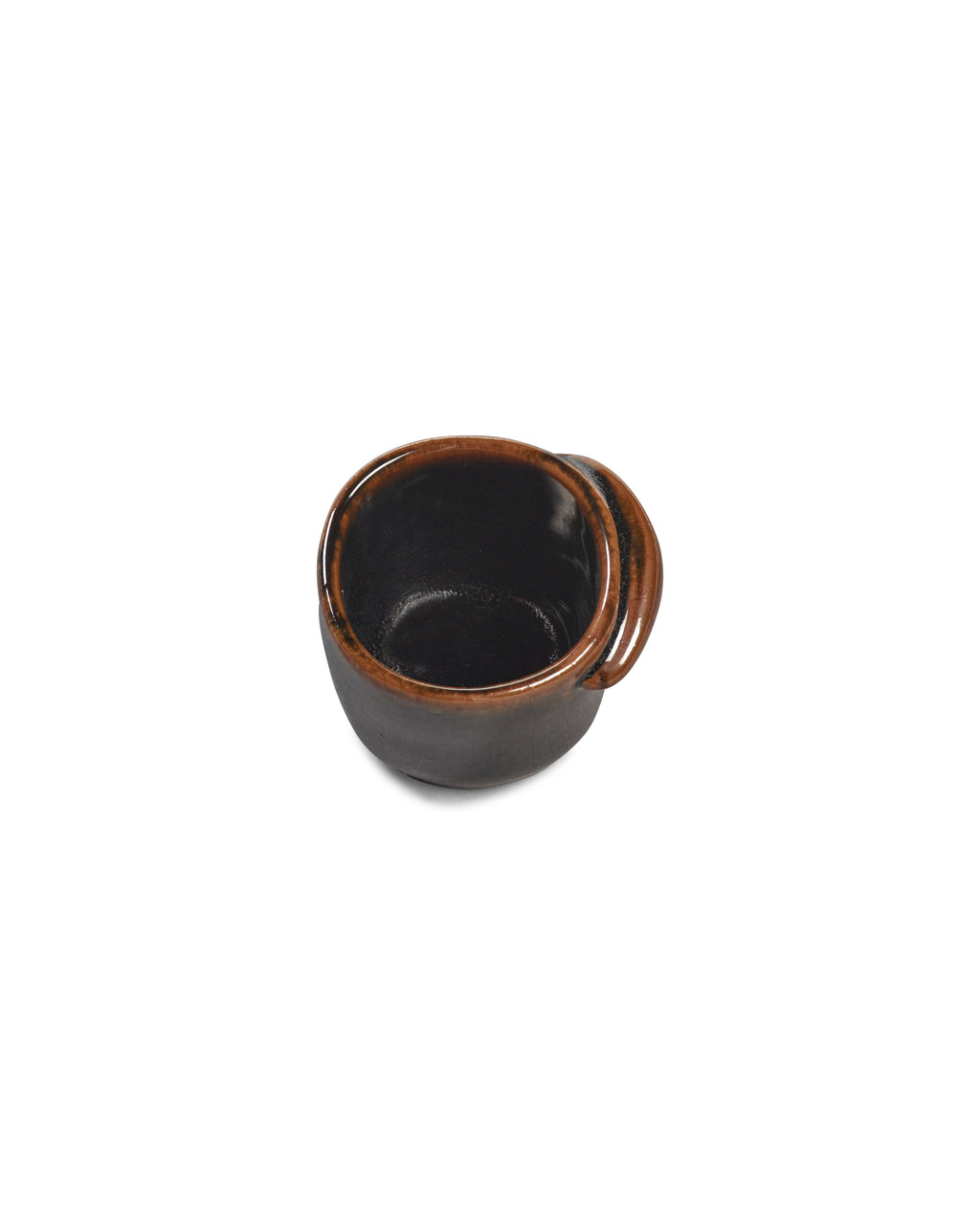 Out Of Lines - Lot De 2 Tasses À Expresso Sans Anse - Grès - Noir Brun