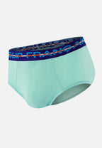 Slip Intrépide En Coton - Vert Azur