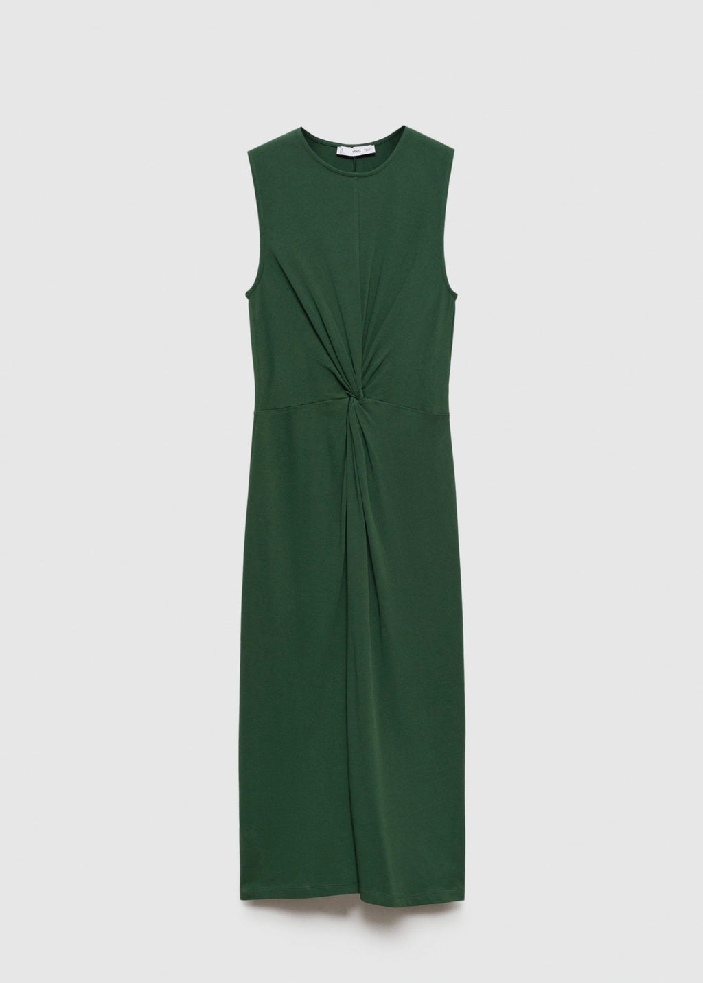 Robe Midi Détail Drapé