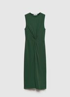 Robe Midi Détail Drapé