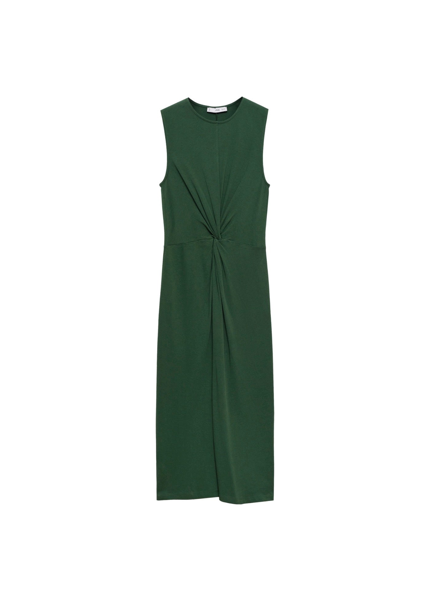 Robe Midi Détail Drapé