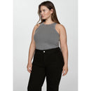 Jean Culotte Estilo Catherin Cintura Alta - Denim Negro