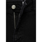 Vaquero Estilo Falda-Pantalón Catherin Talle Alto - Black Denim