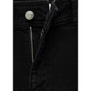 Jean Style Jupe-Culotte Catherin Taille Haute - Black Denim