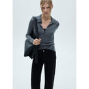 Jean Style Jupe-Culotte Catherin Taille Haute - Black Denim