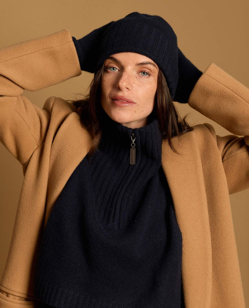 Bonnet Cachemire Aimée - Marine - Mixte