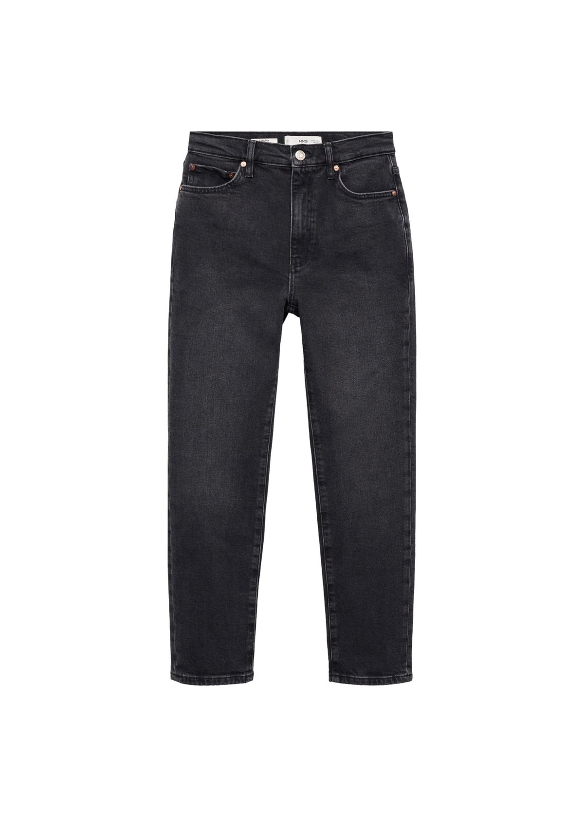 Vaqueros Claudia Slim Crop - Black Denim
