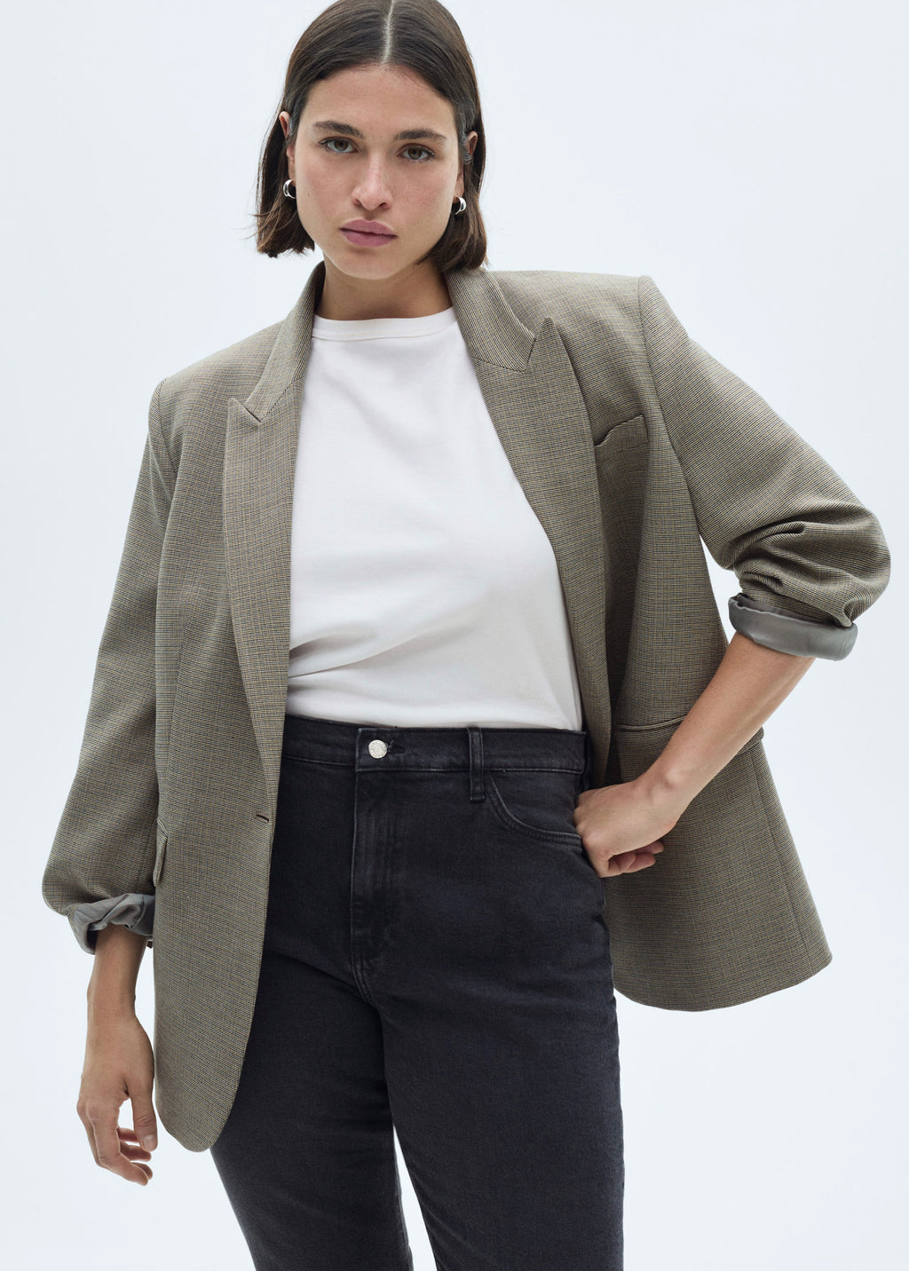 Vaqueros Claudia Slim Crop - Black Denim