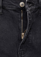 Vaqueros Claudia Slim Crop - Black Denim