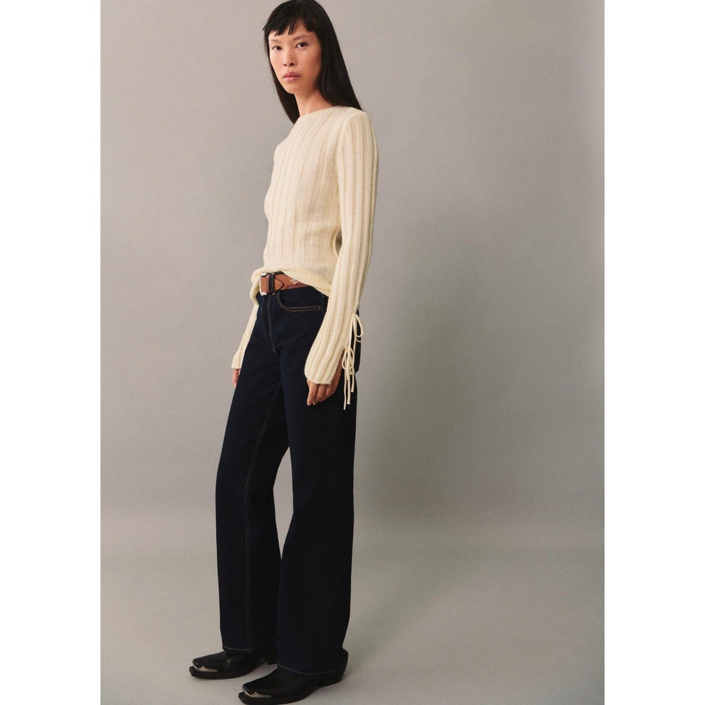 Ribbed Pull-Over - Ecru