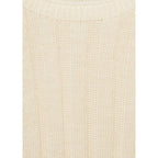 Ribbed Pull-Over - Ecru