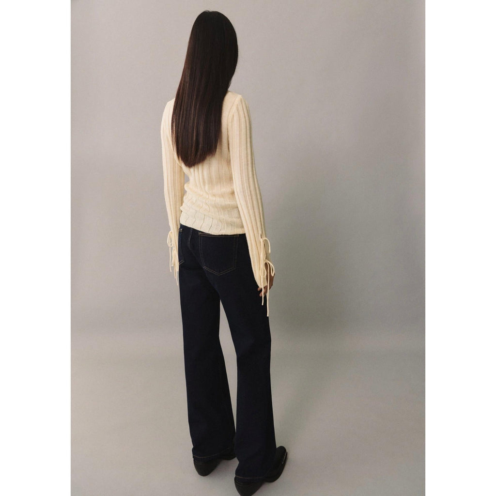 Ribbed Pull-Over - Ecru
