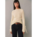 Ribbed Pull-Over - Ecru