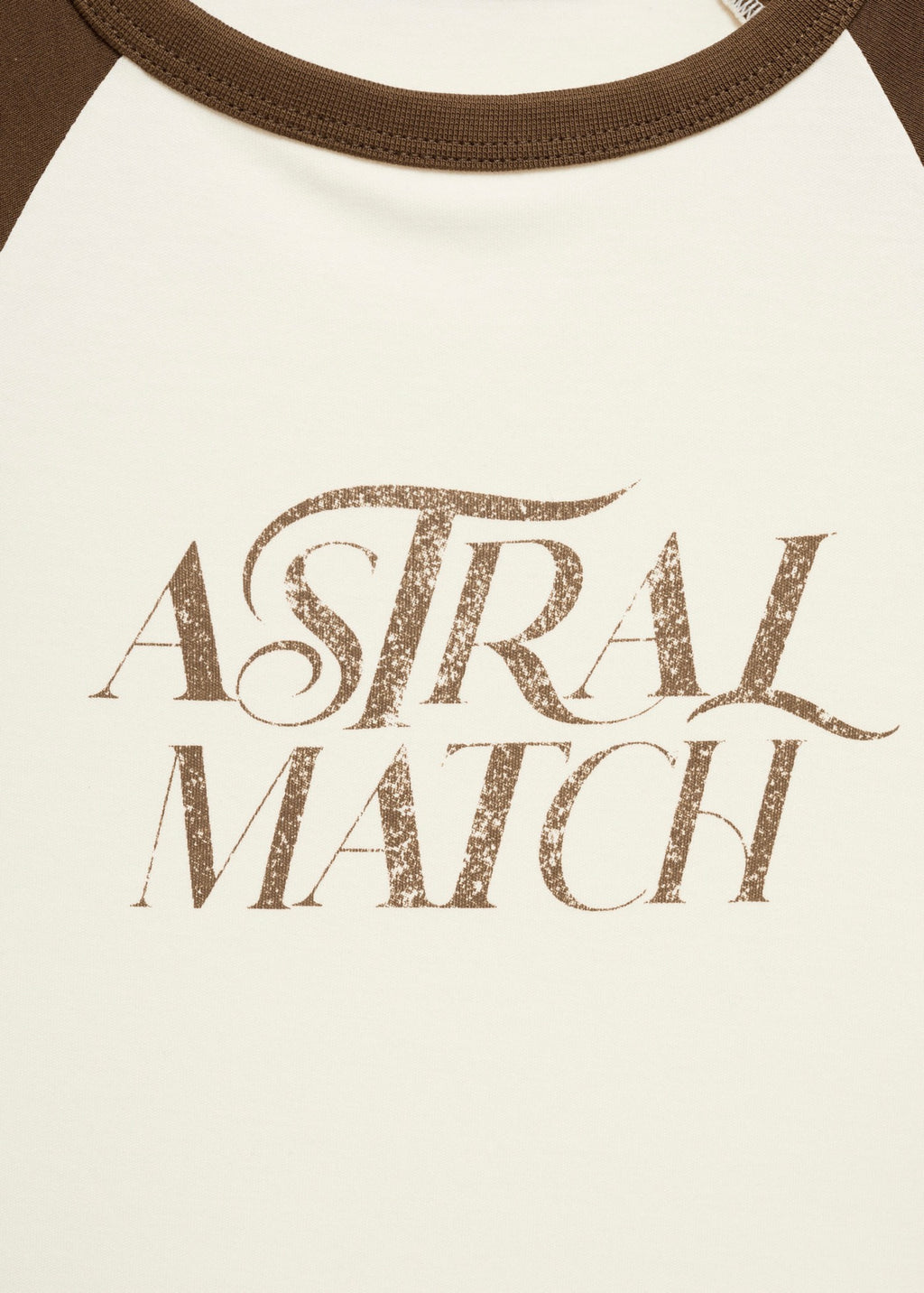 T-Shirt Coton Imprimé - Brown