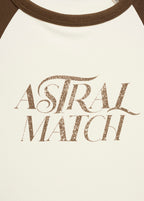 T-Shirt Coton Imprimé - Brown