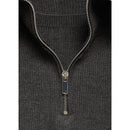 Pull-Over Col Roulé Fermeture Éclair - Charcoal