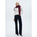 T-Shirt À Col Montant - White