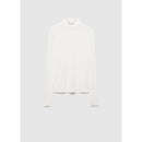 High Neck T-Shirt - White