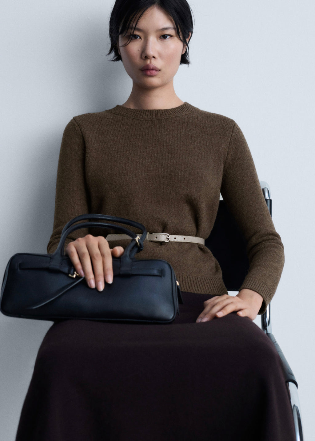 Round-Neck Wool Jumper
