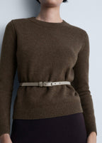 Round-Neck Wool Jumper