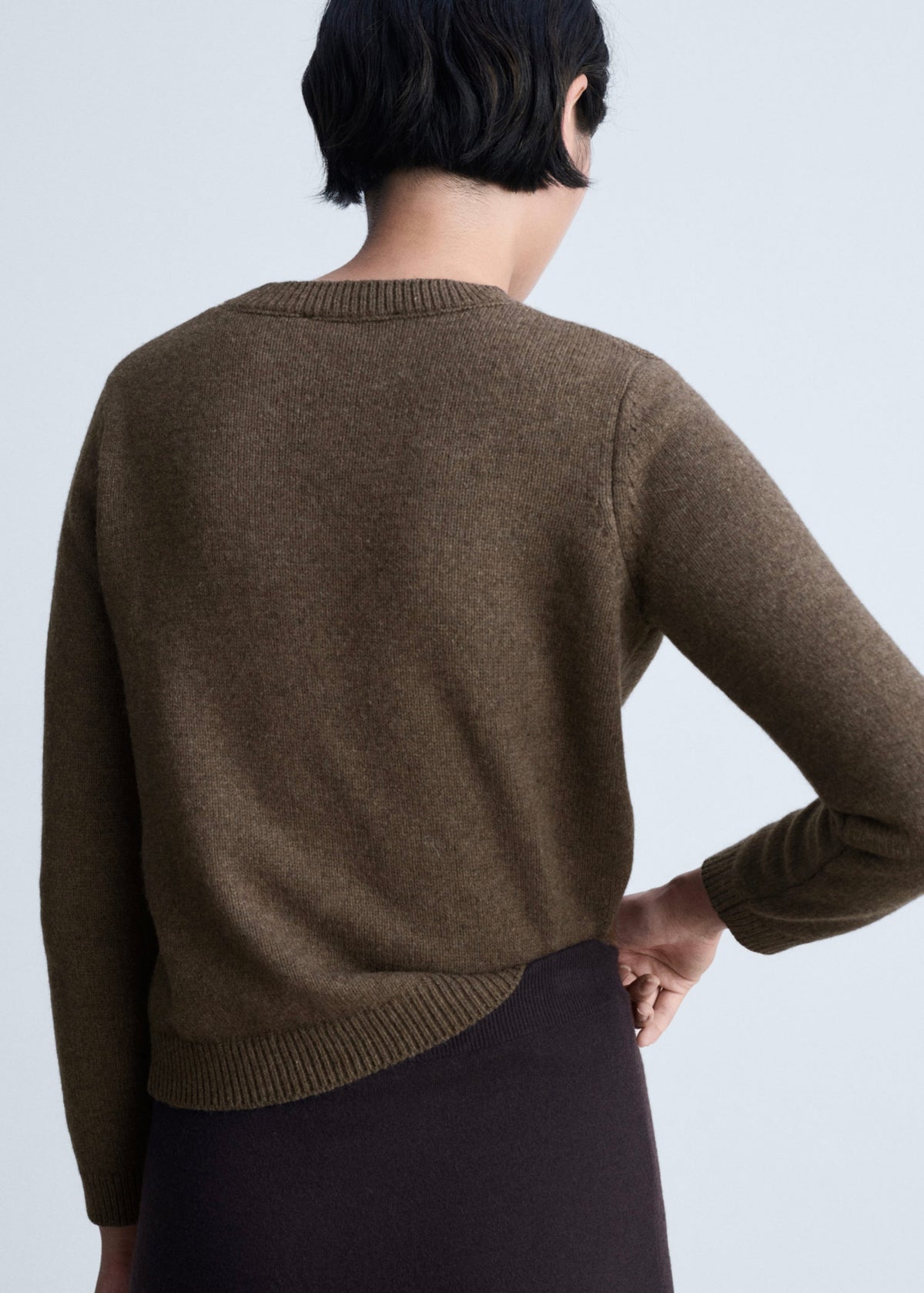 Round-Neck Wool Jumper