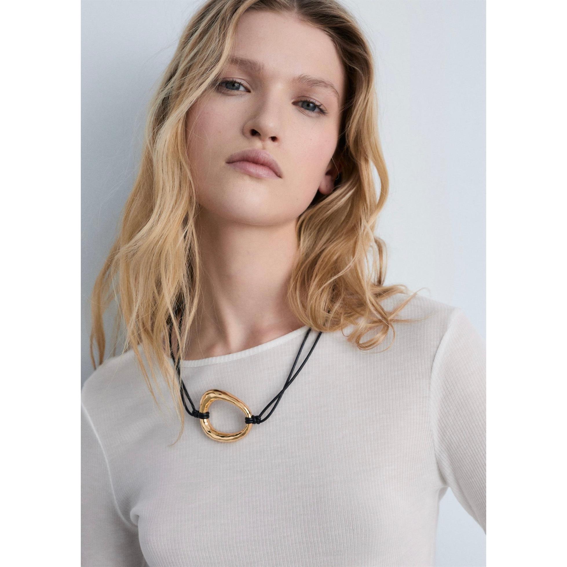 Top Maille Côtelée Fine - White