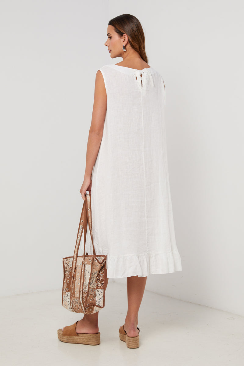 Vestido - Blanco - Mujer