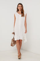 Vestido - Blanco - Mujer