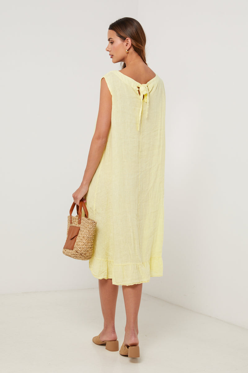 Vestido - Amarillo - Mujer