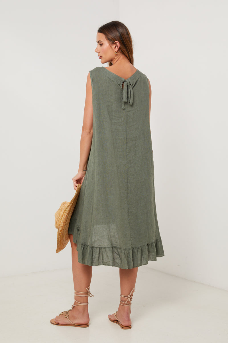Vestido - Caqui - Mujer