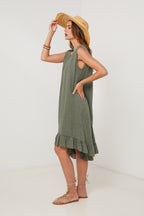 Robe - Kaki - Femme