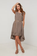 Robe - Taupe - Femme