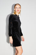 La Robe Courte Luna Velours Cosmic
