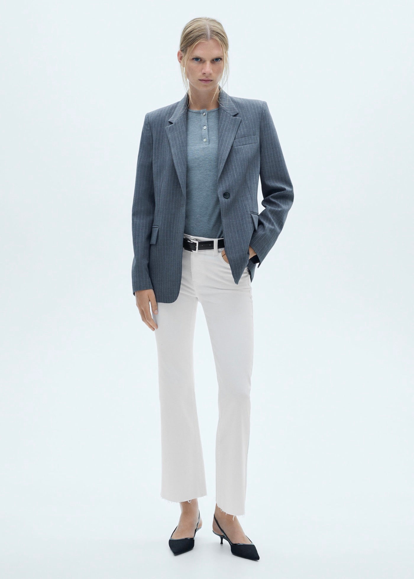 Jean Sienna Flare Crop