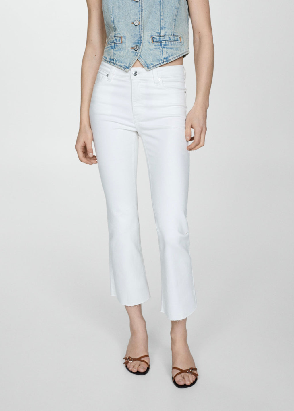 Jean Sienna Flare Crop