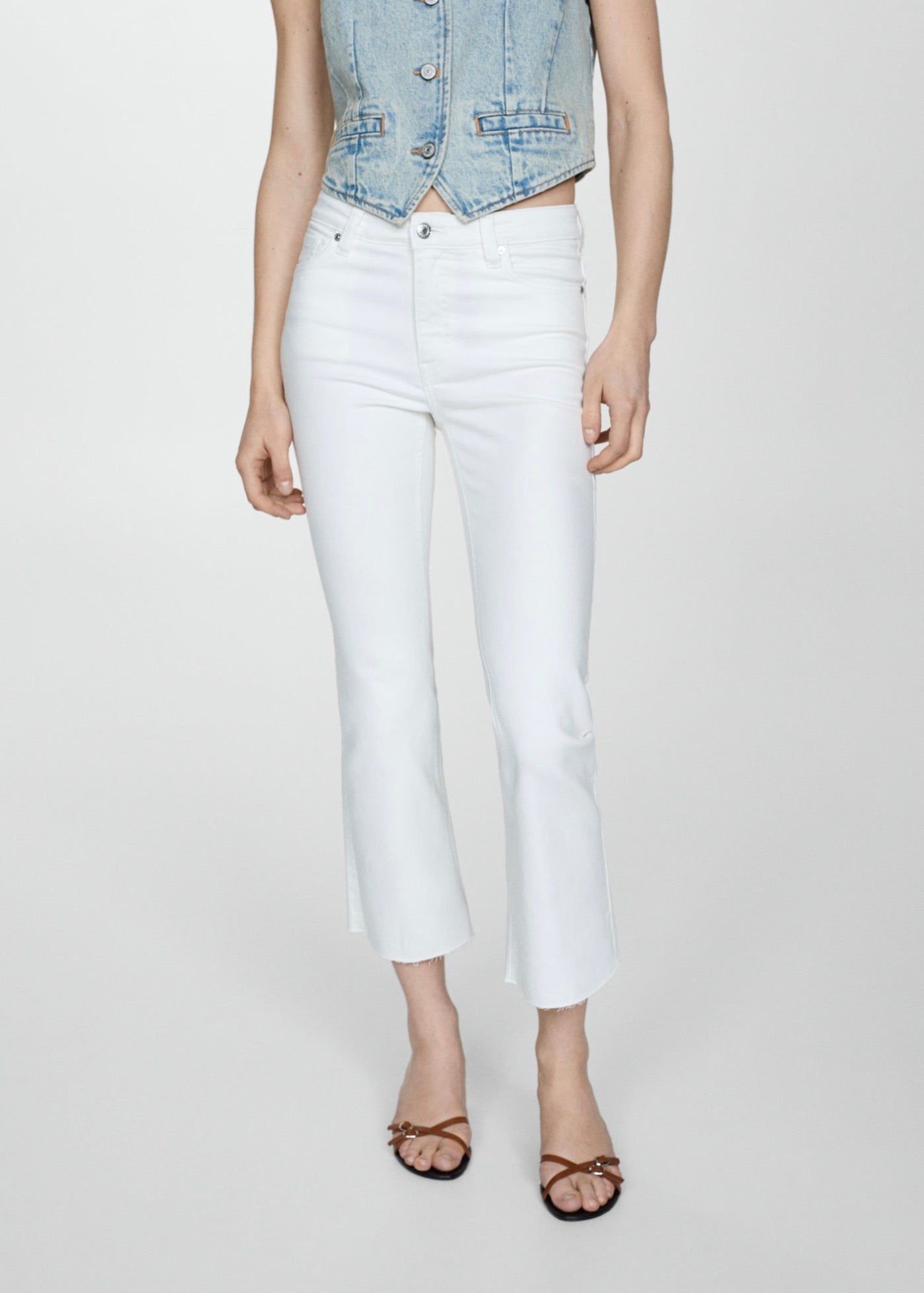 Jean Sienna Flare Crop
