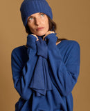 Bonnet Cachemire Aimée - Bleu Outremer - Mixte