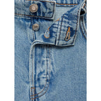 Jean Wideleg Loose Tiro Bajo - Medium Blue