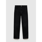 Jeans Newmom Confort de Tiro Alto - Black Denim