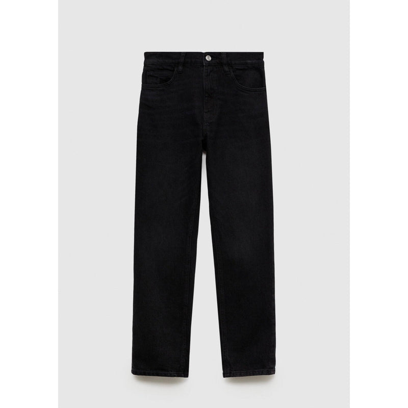 Jean Newmom Confort Taille Haute - Black Denim