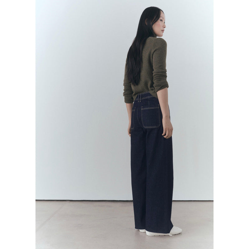 Jean Catherin Style Jupe-Culotte Rinse Wash - Open Blue