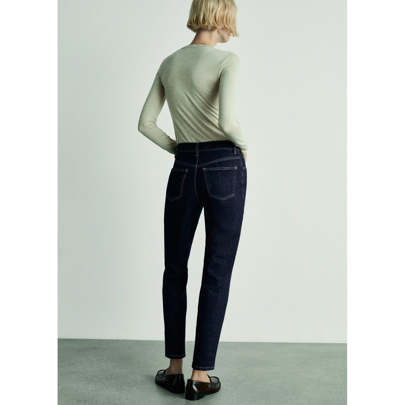 Jeans Newmom - Open Blue