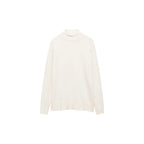 Jersey de Punto Cuello Alto - Ecru