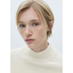 Jersey de Punto Cuello Alto - Ecru