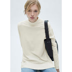 Jersey de Punto Cuello Alto - Ecru