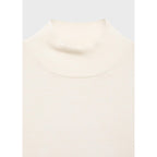 Jersey de Punto Cuello Alto - Ecru