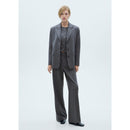 Pantalón de traje de rayas finas - Gris